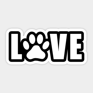 Dog, Cat or Animal Love Sticker